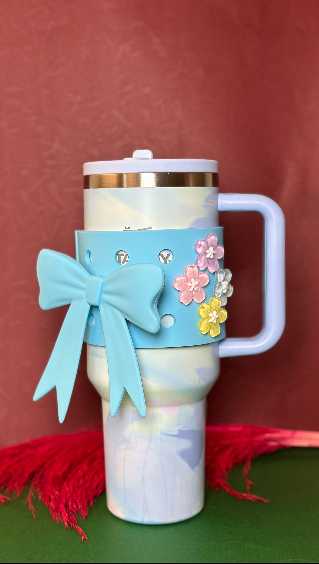 OCEAN BLUE BOW ACCESSORIES