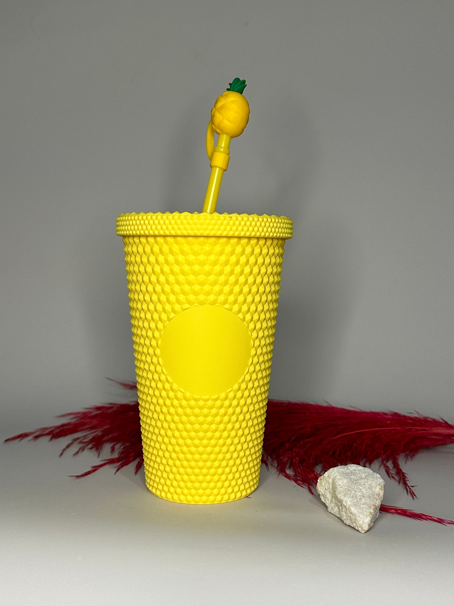 Yellow Studded Tumbler
