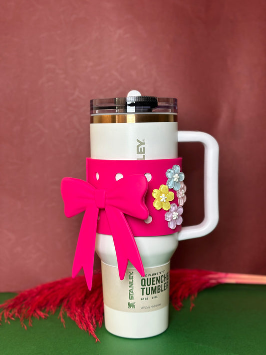 HOT PINK BOW ACCESSORY