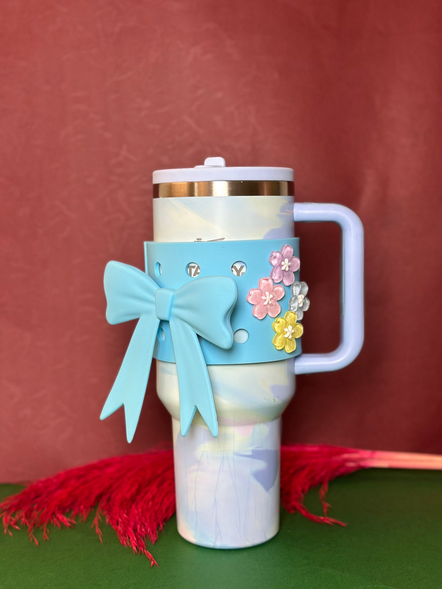 OCEAN BLUE BOW ACCESSORIES