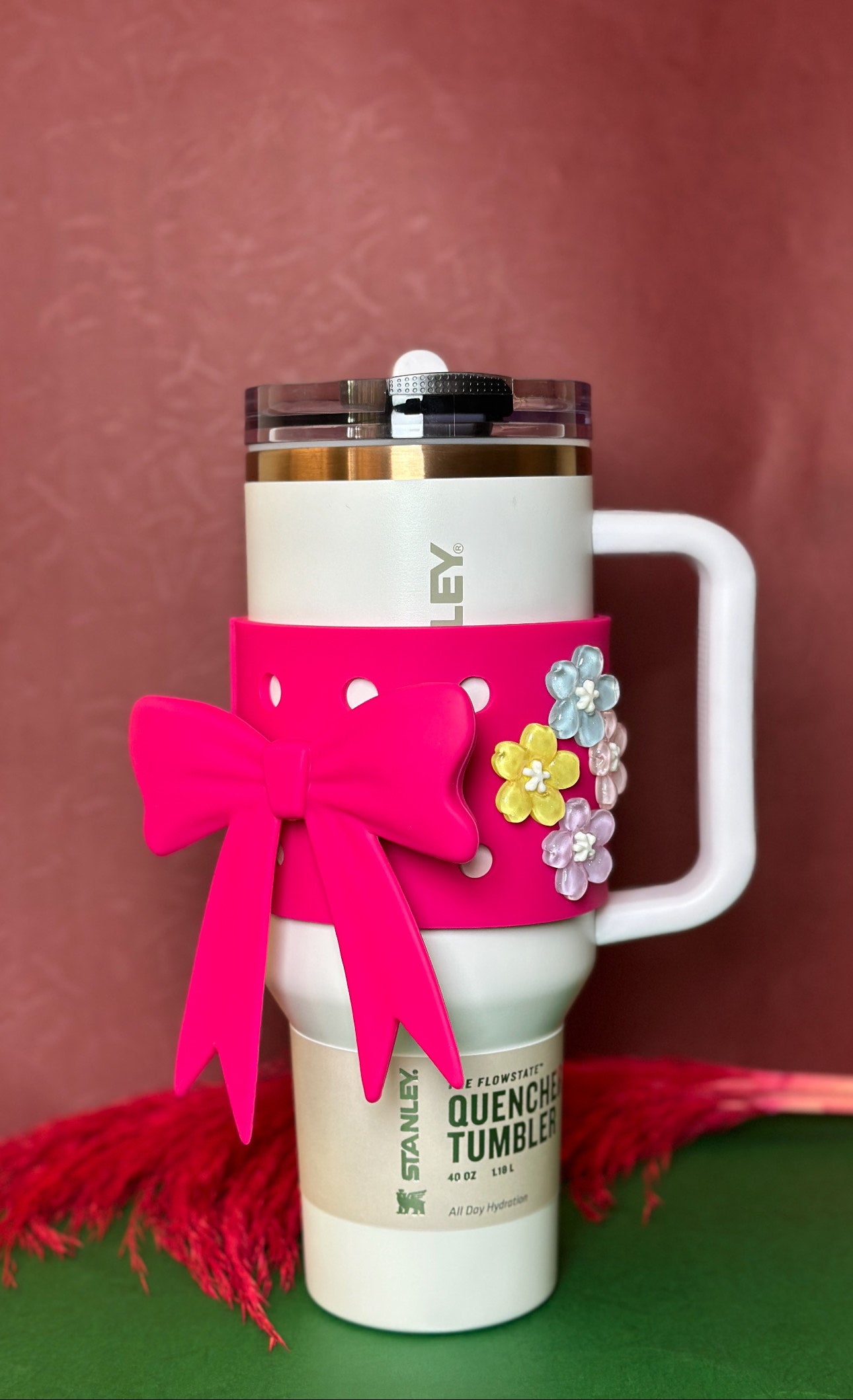 HOT PINK BOW ACCESSORY