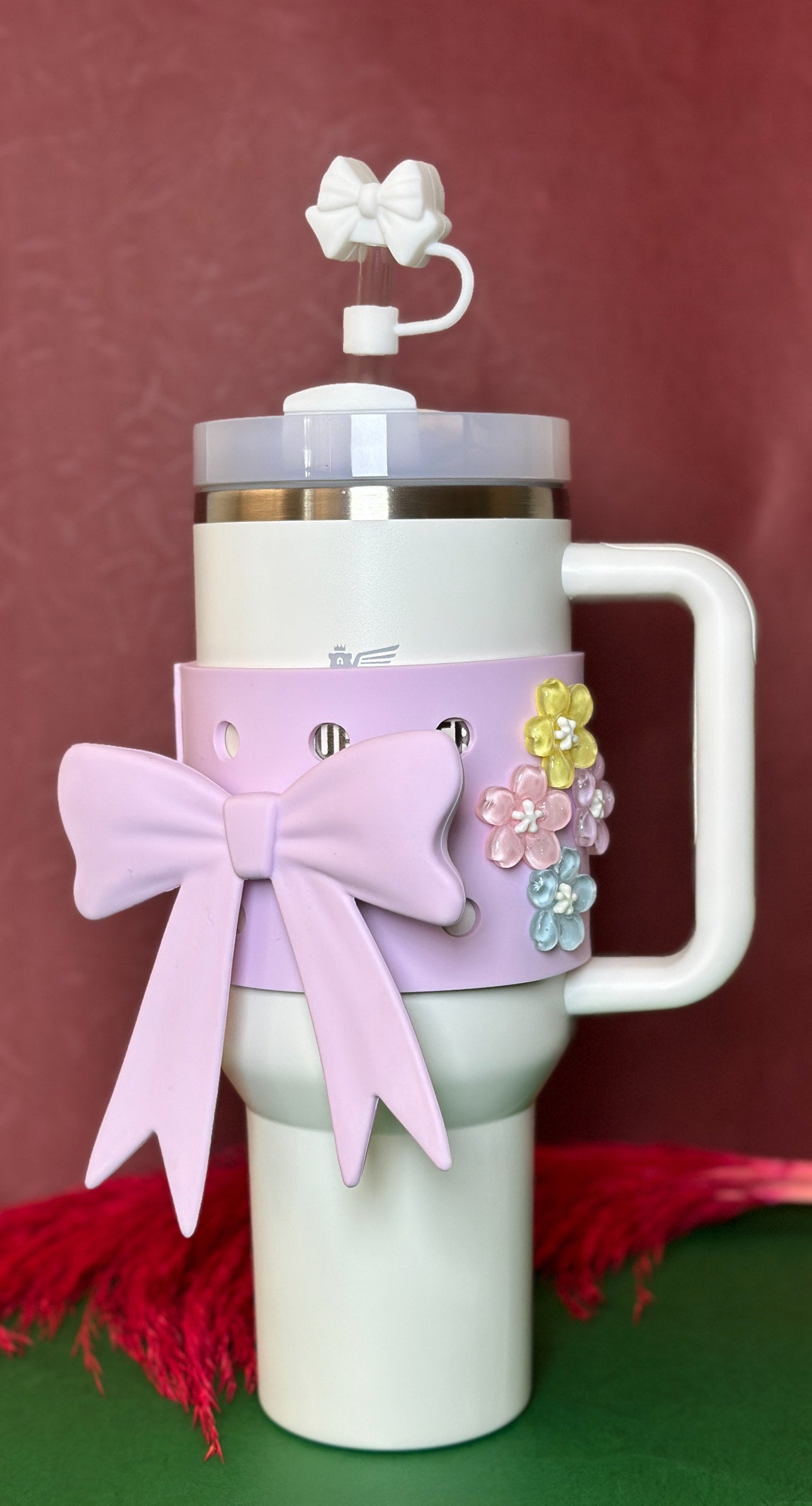 PURPLE BOW ACCESSORIES.